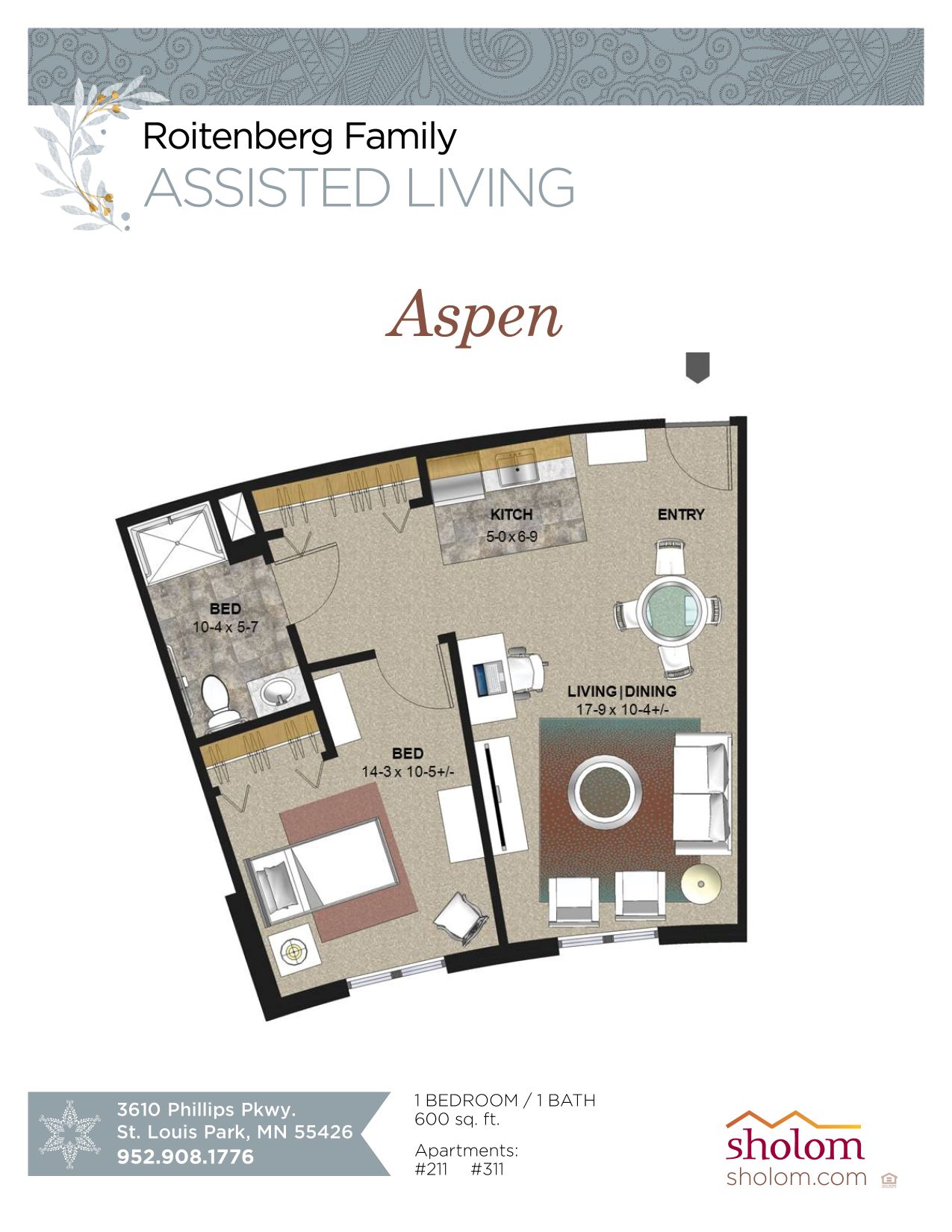 Aspen - Roitenberg Floor Plan