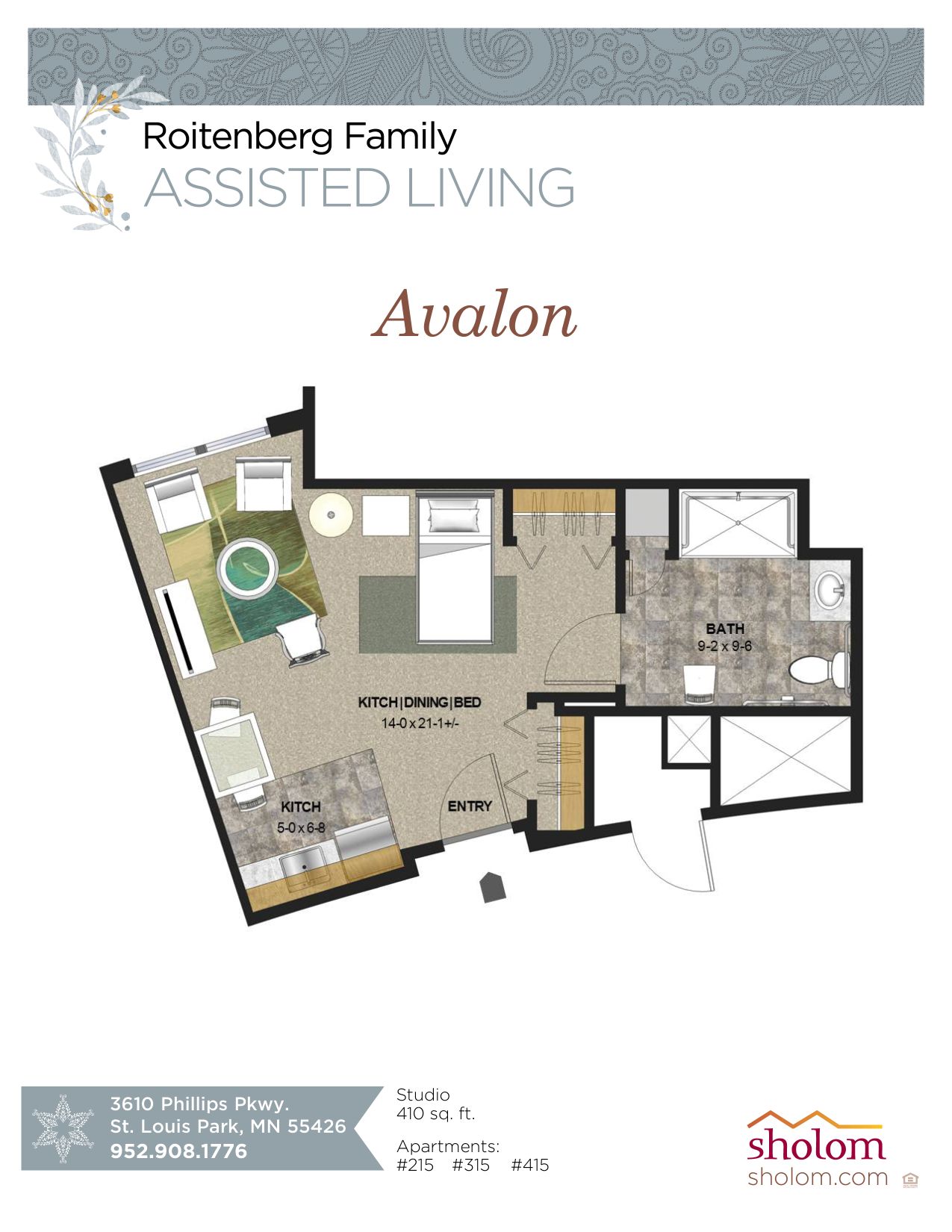 Avalon - Roitenberg Floor Plan