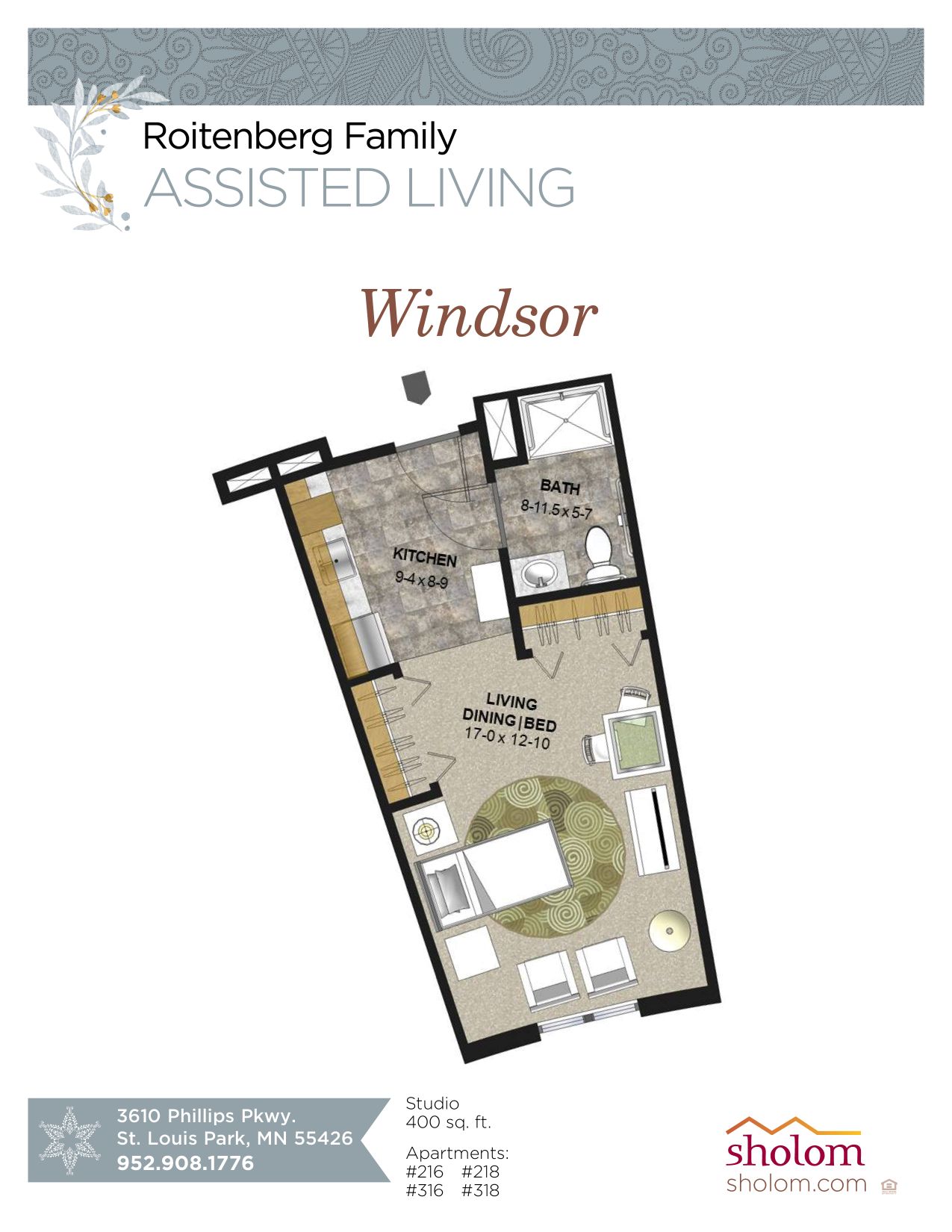 Windsor - Roitenberg Floor Plan