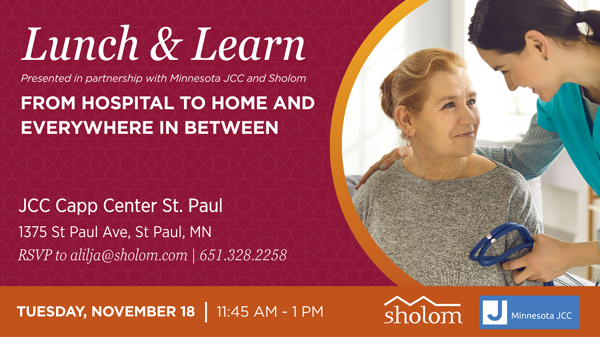 a caregiver helping explore hospital transitions with a senior