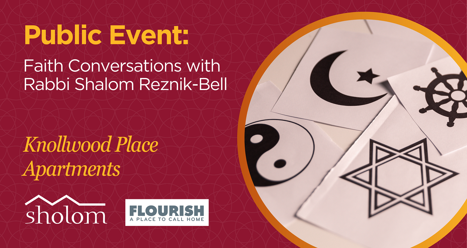 Faith Conversations event cover at Knollwood Place Apartments in St. Louis Park