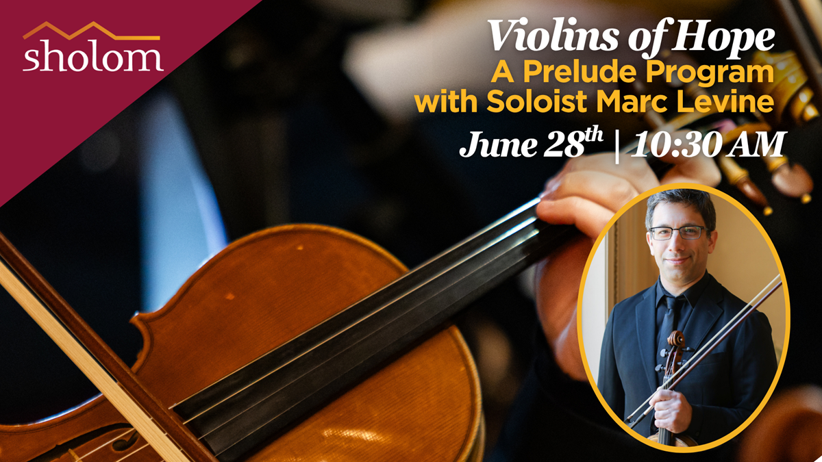 Violins of Hope Program with Soloist Marc Levine event St. Paul Senior Assisted Living Options Near Me