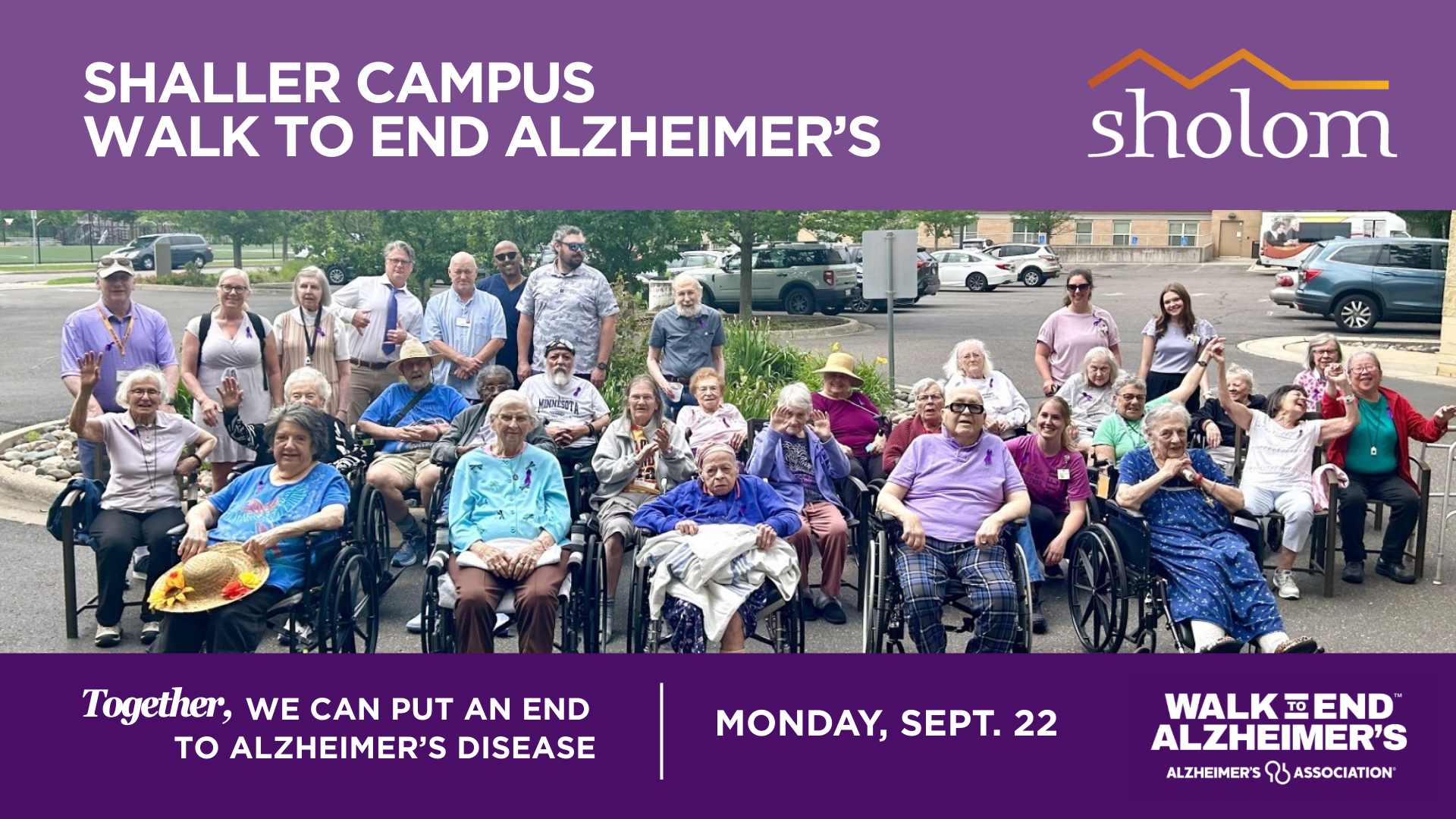 Walk to End Alzheimer's at Sholom in St. Paul Memory Care and Assisted Living